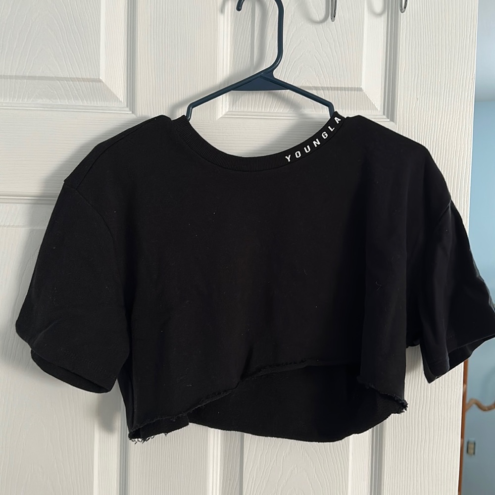 Young La For Her Super Cropped Tee